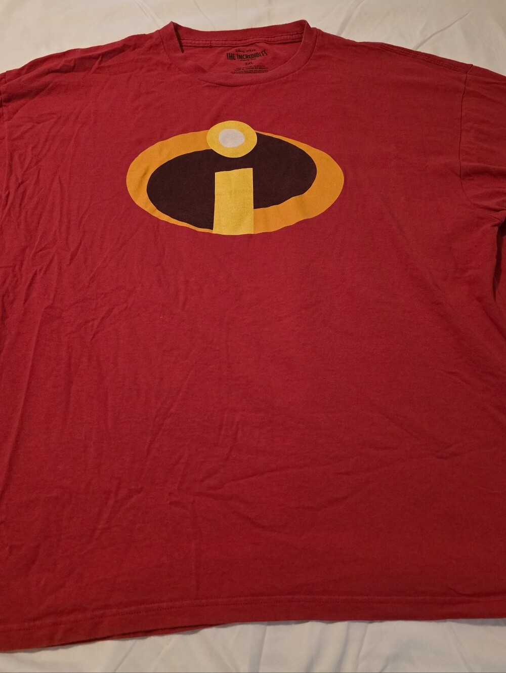 Disney's The Incredibles Red Graphic Men’s T-Shirt 2XL